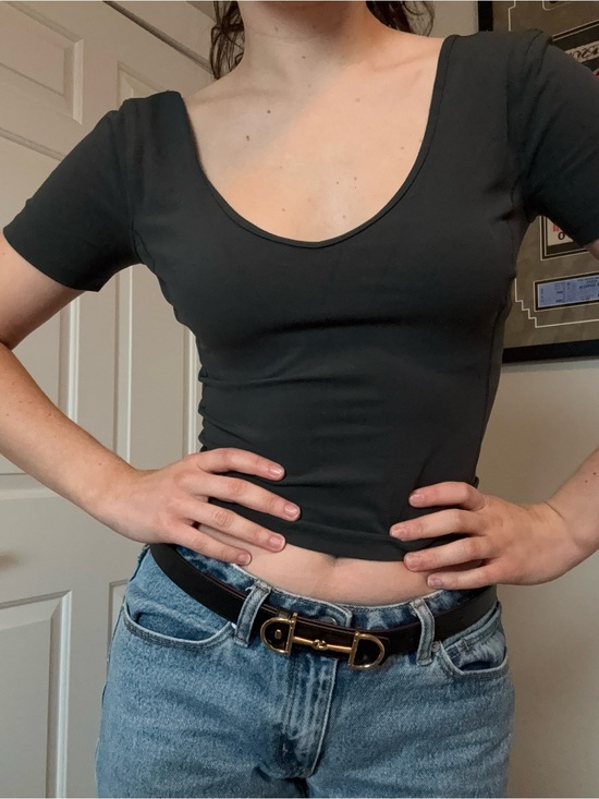 lululemon athletica Tops - Lululemon Wondermost Nulu Scoop-Neck T-Shirt Balletcore 90s Minimalist